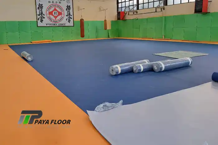 اجرای کفپوش سالن ورزشی صنایع دریایی تهران 1 اجرای کفپوش سالن ورزشی صنایع دریایی تهران